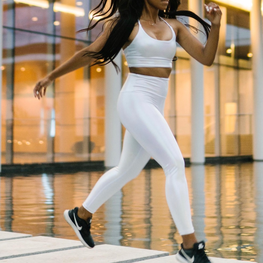 Zyia White Unicorn Luxe leggings brand new gorgeous!